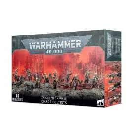 CHAOS CULTISTS chaos space marines GAMES WORKSHOP warhammer 40k CULTISTI DEL CAOS set di 10 miniature CITADEL età 12+ Games Work