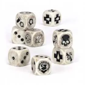ORLOCK ASH WASTES GANG DICE set di 8 dadi da 16 mm per NECROMUNDA età 12+ Games Workshop - 1