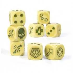 SQUAT IRONHEAD PROSPECTORS GANG DICE set di 8 dadi da 16 mm per NECROMUNDA età 12+ Games Workshop - 1