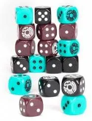 SET DI 18 DADI DA 16 MM warcry THE JADE OBELISK dice WARHAMMER età 12+ Games Workshop - 1