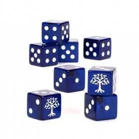 MINAS TIRITH dice set THE LORD OF THE RINGS middle earth strategy battle game CON 8 DADI DA 16MM età 12+ Games Workshop - 1