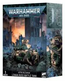LEMAN RUSS BATTLE TANK miniatura ASTRA MILITARUM warhammer 40k CITADEL età 12+ Games Workshop - 1