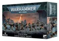 CADIAN SHOCK TROOPS set di 10 miniature in plastica ASTRA MILITARUM warhammer 40k CITADEL età 12+ Games Workshop - 1