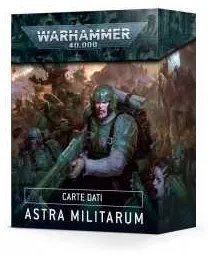 MAZZO DI CARTE DATI data cards ASTRA MILITARUM warhammer 40k IN ITALIANO età 12+ Games Workshop - 1