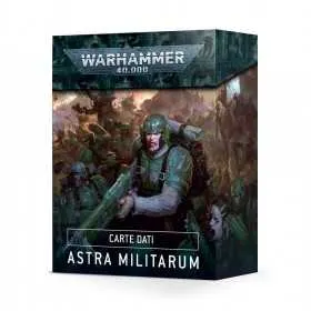 MAZZO DI CARTE DATI data cards ASTRA MILITARUM warhammer 40k IN ITALIANO età 12+ Games Workshop - 1