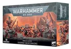 KHORNE BERZERKERS set di 10 miniature in plastica WORLD EATERS games workshop WARHAMMER 40K età 12+ Games Workshop - 1