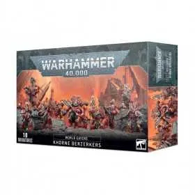 KHORNE BERZERKERS set di 10 miniature in plastica WORLD EATERS games workshop WARHAMMER 40K età 12+ Games Workshop - 1