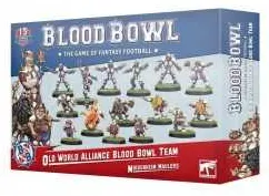 BLOOD BOWL OLD WORLD ALLIANCE 15 miniatures Umani Nani Halfling Games Workshop - 1