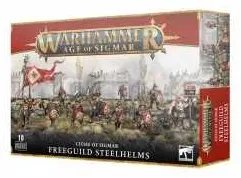 FREEGUILD STEELHELMS elmi d'acciaio della gilda libera WARHAMMER age of sigmar 10 MINIATURE età 12+ Games Workshop - 1