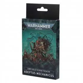 CARTE DELLE SCHEDE TECNICHE datasheet cards ADEPTUS MECHANICUS warhammer 40k IN ITALIANO età 12+ Games Workshop - 1