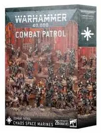 COMBAT PATROL pattuglia da combattimento CHAOS SPACE MARINES set di 26 miniature WARHAMMER 40K età 12+ Games Workshop - 1