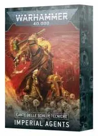 CARTE DELLE SCHEDE TECNICHE imperial agents AGENTI IMPERIALI warhammer 40k IN ITALIANO età 12+ Games Workshop - 1