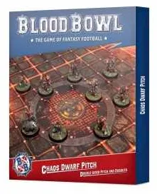 CHAOS DWARF TEAM pitch and dugouts BLOOD BOWL campi e panchine WARHAMMER età 12+ Games Workshop - 1