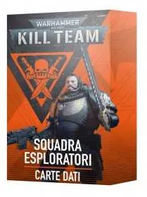 CARTE DATI SQUADRA ESPLORATORI mazzo IN ITALIANO warhammer 40k KILL TEA età 12+ Games Workshop - 1
