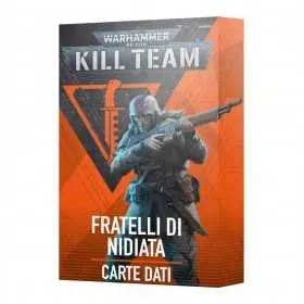CARTE DATI FRATELLI DELLA NIDIATA mazzo IN ITALIANO warhammer 40k KILL TEAM età 12+ Games Workshop - 1