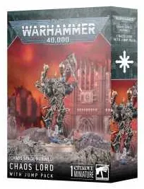 CONDOTTIERO DEL CAOS CON REATTORI DORSALI miniatura CHAOS SPACE MARINES lord WARHAMMER 40K età 12+ Games Workshop - 1