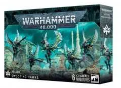 FALCHI PREDATORI set di 6 miniature SWOOPING HAWKS warhammer 40k AELDARI età 12+ Games Workshop - 1