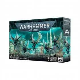 FALCHI PREDATORI set di 6 miniature SWOOPING HAWKS warhammer 40k AELDARI età 12+ Games Workshop - 1