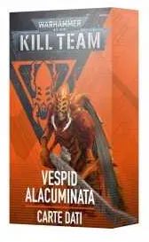 CARTE DATI warhammer 40k KILL TEAM mazzo VESPID ALACUMINATA datasheet cards IN ITALIANO età 12+ Games Workshop - 1