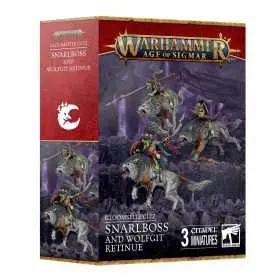 SNARLBOSS AND WOLFGIT RETINUE gloomspite gitz KAPORINGHIO E SEGUITO DI TIZI SU LUPO warhammer AGE OF SIGMAR età 12+ Games Worksh