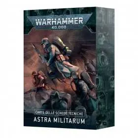 CARTE DELLE SCHEDE TECNICHE mazzo ASTRA MILITARUM warhammer 40k IN ITALIANO età 12+ Games Workshop - 1