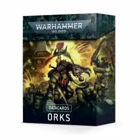 MAZZO DI CARTE DATI data cards ORKI warhammer 40k IN ITALIANO età 12+ Games Workshop - 1