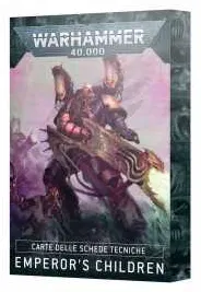 CARTE DELLE SCHEDE TECNICHE datasheet cards EMPEROR'S CHILDRENS warhammer 40k IN ITALIANO età 12+ Games Workshop - 1