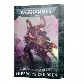 CARTE DELLE SCHEDE TECNICHE datasheet cards EMPEROR'S CHILDRENS warhammer 40k IN ITALIANO età 12+ Games Workshop - 1