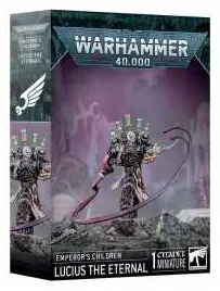 LUCIUS L'ETERNO the eternal EMPEROR'S CHILDRENS miniatura WARHAMMER 40K età 12+ Games Workshop - 1