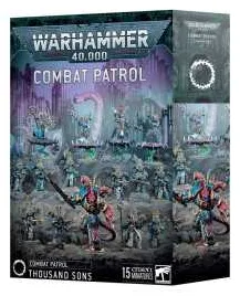 PATTUGLIA DA COMBATTIMENTO combat patrol THOUSAND SONS set di 15 miniature WARHAMMER 40K età 12+