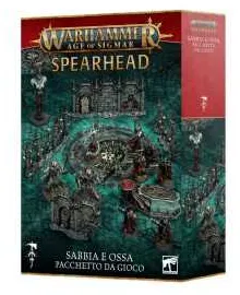 SABBIA E OSSA pacchetto da gioco SPEARHEAD gaming pack SAND & BONE warhammer age of sigmar IN ITALIANO età 12+