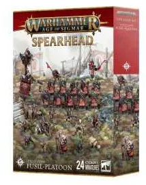 PLOTONE DI FUCILIERI fusil platoon CITIES OF SIGMAR set di 24 miniature SPEARHEAD warhammer AGE OF SIGMAR età 12+
