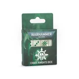 CHAOS KNIGHTS DICE set di 16 dadi WARHAMMER 40K età 12+