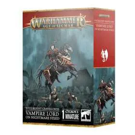 SIGNORE DEI VAMPIRI SU DESTRIERO INCUBO vampire lord on nightmare steed SOULBLIGHT GRAVELORDS warhammer AGE OF SIGMAR età 12+