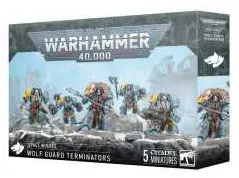 WOLF GUARD TERMINATORS set di miniature SPACE WOLVES guardie del lupo WARHAMMER 40K età 12+