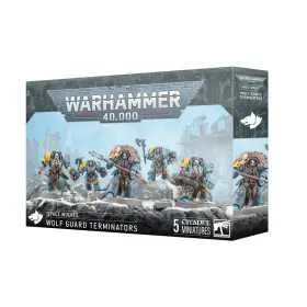 WOLF GUARD TERMINATORS set di miniature SPACE WOLVES guardie del lupo WARHAMMER 40K età 12+