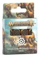 KHARADRON OVERLORDS dice set DI 16 DADI warhammer AGE OF SIGMAR età 12+