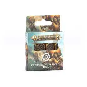 KHARADRON OVERLORDS dice set DI 16 DADI warhammer AGE OF SIGMAR età 12+