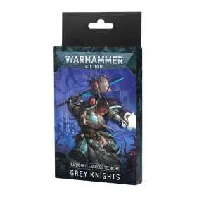 GREY KNIGHTS cavalieri grigi DATASHEET CARDS warhammer 40k CARTE DELLE SCHEDE TECNICHE IN ITALIANO età 12+