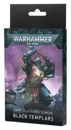 BLACK TEMPLARS space marines DATASHEET CARDS warhammer 40k CARTE DELLE SCHEDE TECNICHE IN ITALIANO età 12+