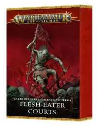 CARTE DELLE PERGAMENE DA GUERRA flash-eater courts IN ITALIANO warhammer AGE OF SIGMAR età 12+