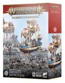 DREKKI'S PRIVATEERS corsari di drekki REGIMENTS OF RENOWN reggimento famoso KHARADRON OVERLORDS warhammer AGE OF SIGMAR età 12+