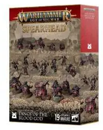 FANGS OF THE BLOOD GOD zanne del dio del sangue SPEARHEAD lame di BLADES OF KHORNE warhammer AGE OF SIGMAR età 12+