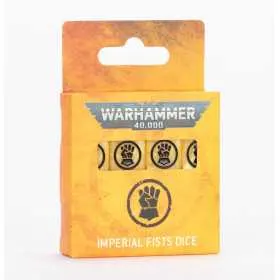 IMPERIAL FISTS DICE set di 16 dadi WARHAMMER 40K età 12+