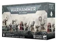 SQUADRA DI SORELLE NOVIZIE sisters novitiate squad ADEPTA SORORITAS set di 10 miniature WARHAMMER 40K età 12+