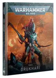 DRUKHARI manuale CODEX warhammer 40k IN ITALIANO età 12+