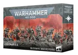 LEGIONARI legionaries CHAOS SPACE MARINES set di 10 miniature WARHAMMER 40K età 12+