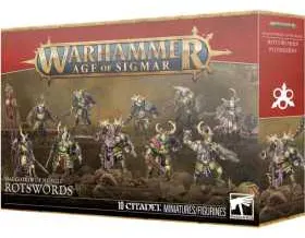 SPADE MARCE set di miniature ROTSWORDS citadel MAGGOTKIN OF NURGLE warhammer AGE OF SIGMAR età 12+