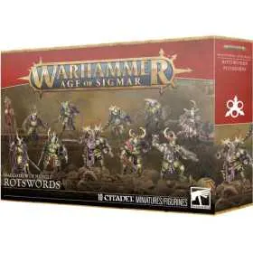 SPADE MARCE set di miniature ROTSWORDS citadel MAGGOTKIN OF NURGLE warhammer AGE OF SIGMAR età 12+