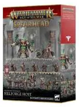 SCHIERA FORGIA INFERNALE set di miniature HELSMITHS OF HASHUT spearhead ARMY SET warhammer AGE OF SIGMAR età 12+